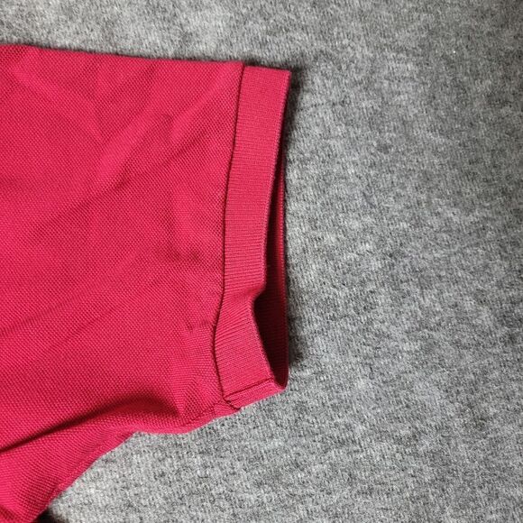 Lacoste Shirt Mens Size 5 Red Short Sleeve Golf Polo Casual - Picture 5 of 11